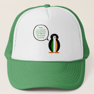 Boné Bandeira Irlandesa Sra. Pinguim Fala