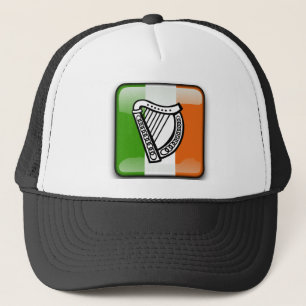 Boné Bandeira lustrosa irlandesa