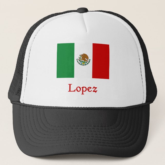 Boné Bandeira mexicana de López (Frente)