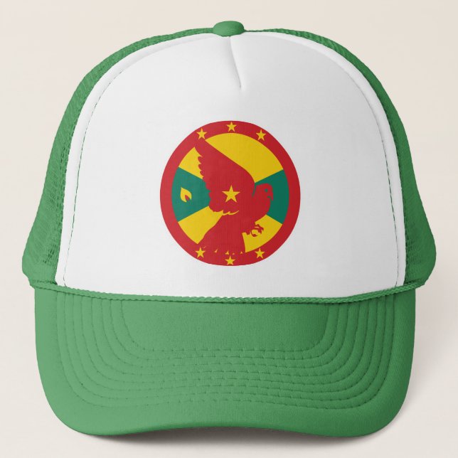 Boné Bandeira Nacional de Granada Dove Granadiana (Frente)