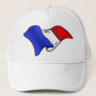 Boné Bandeira ondulada francesa para amantes de France