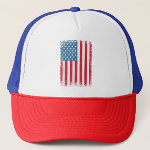 Boné Bandeira Patriótica Americana dos EUA Para Homens