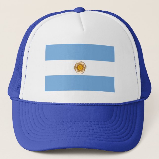 Boné Bandeira Patriótica Argentina (Frente)