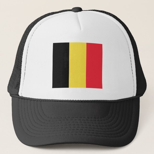 Boné Bandeira Patriótica Belga (Frente)