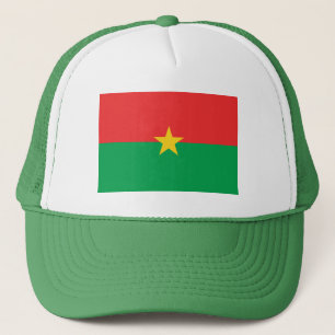 Boné Bandeira Patriótica Burkina Faso
