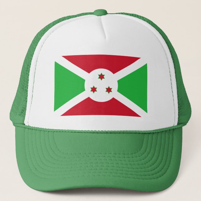 Boné Bandeira Patriótica do Burundi (Frente)