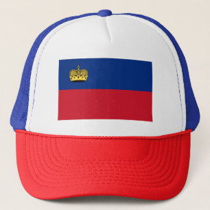 Boné Bandeira Patriótica Listenstaine