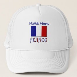 Boné Bandeira Personalizada da França Patrimônio