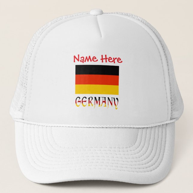 Boné Bandeira Personalizada da Herança da Alemanha (Frente)