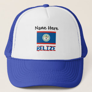 Boné Bandeira Personalizada de Belize 