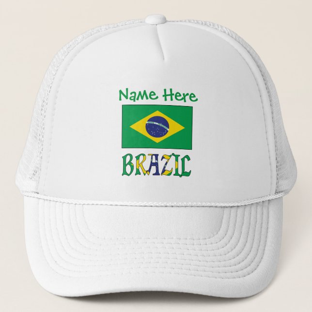 Boné Bandeira Personalizada do Brasil Patrimônio (Frente)