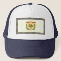 Bandeira retro de West Virginia do vintage