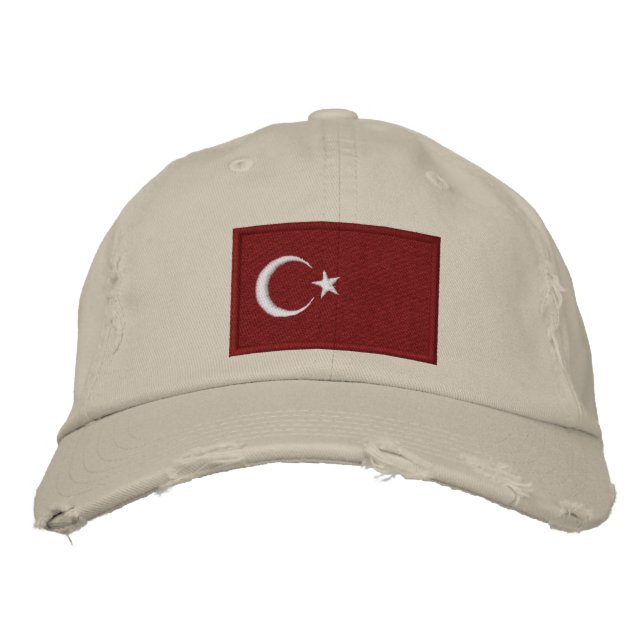 Boné Bandeira Turca Turquia (Frente)