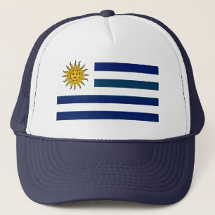 Boné Bandeira uruguaia descascada moderna