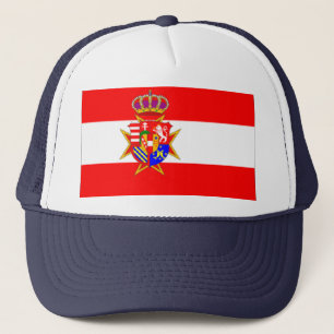 Boné Banner branco vermelho Grão-Ducado da Toscana