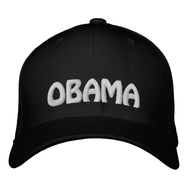 Boné Barack Obama bordou o chapéu (Frente)