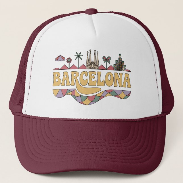 Boné Barcelona Espanha Europa (Frente)