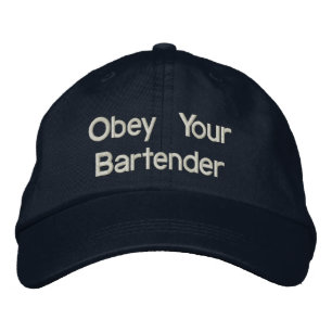 Boné Barman Hats - Obedeça ao seu Barman