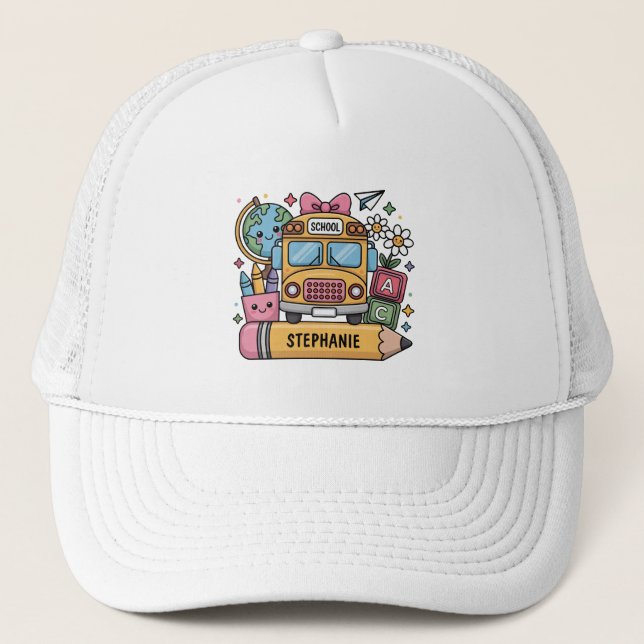 Boné Barramento Personalizado de Volta à Escola - Perso (Frente)