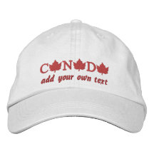 Boné Baseball Bordado 150 do Canadá - Adicionar Ms