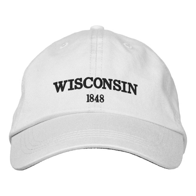 Boné Baseball Hat ajustável em Wisconsin (Frente)