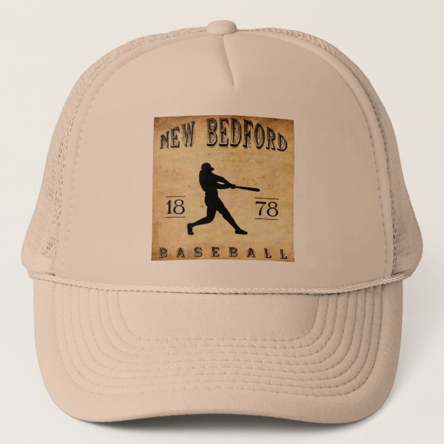 Boné Basebol 1878 de New Bedford Massachusetts (Frente)