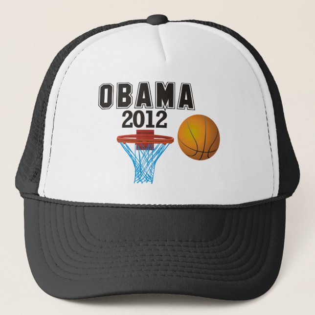 Boné basquetebol 2012 de obama (Frente)