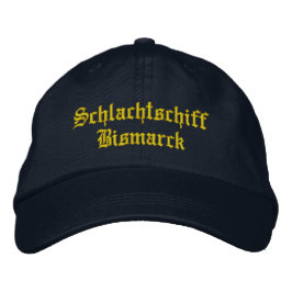 Boné Battleship Bismarck Embroidered Cap