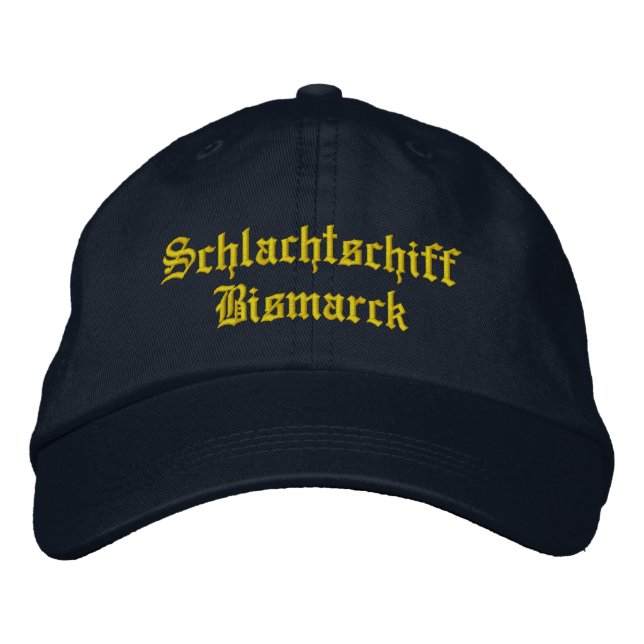 Boné Battleship Bismarck Embroidered Cap (Frente)