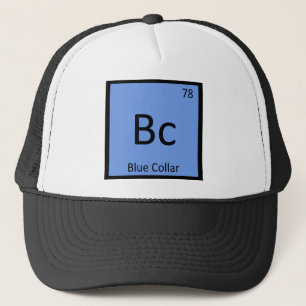 Boné Bc - Tabela Periódica da Química do Trabalhador de