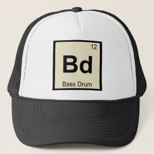 Boné Bd - Bumbo Música Química Tabela Periódica
