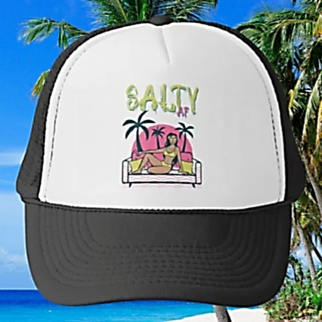 Boné Beach Babe por Salty AF (Criador carregado)