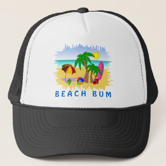 Boné Beach Bum Sun Sea e o Surf do Chapéu Colorido