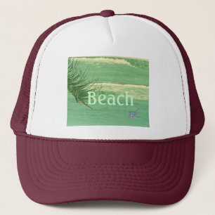 Boné "Beach" Green Ocean Trucker Hat