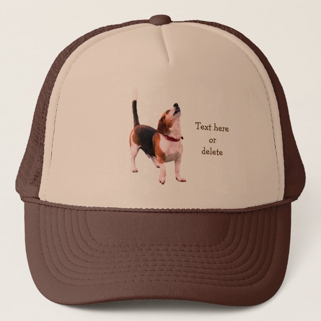 Boné Beagle Uivando Personalizado (Frente)