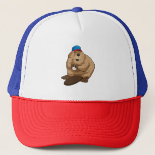 Boné Beaver no Baseball com Baseball