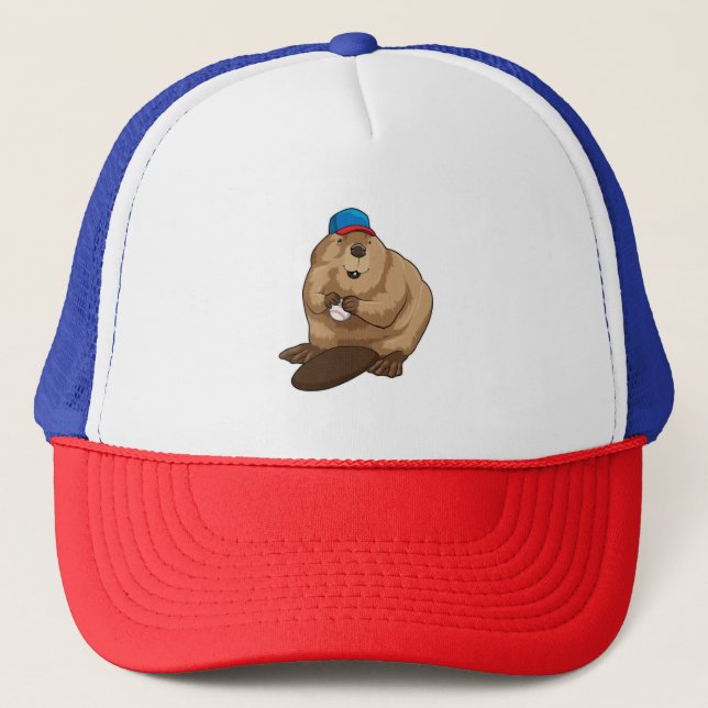 Boné Beaver no Baseball com Baseball (Frente)