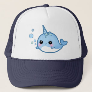 Boné Bebê bonito narwhal