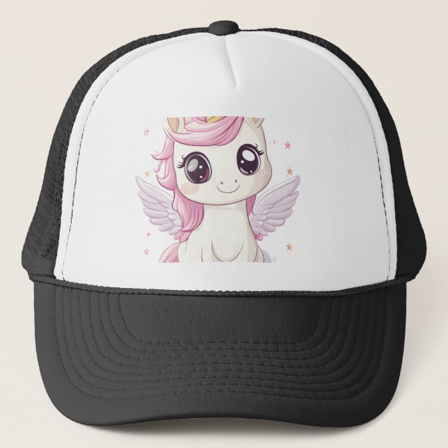 Boné Bebê Unicórnio Kawaii (1) (Frente)