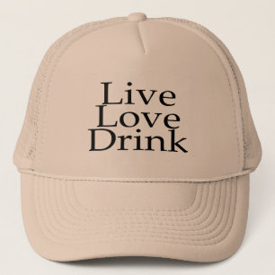 Boné Bebida viva do amor