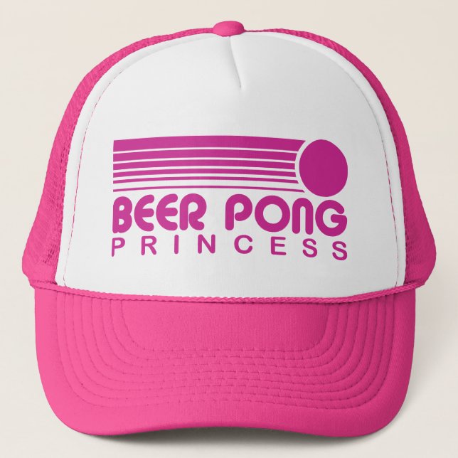 Boné Beer Pong Princess (Frente)
