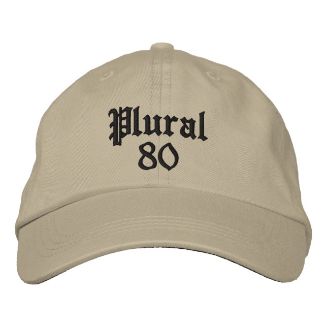 Boné Beige monograma moderno (Frente)