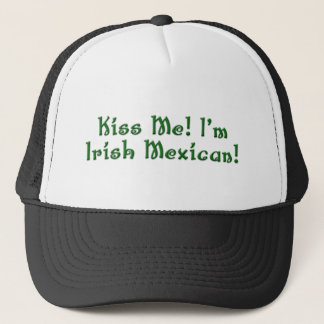 Boné Beije-me chapéu mexicano irlandês
