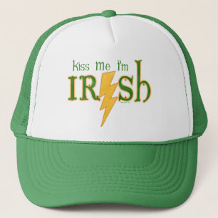 Boné Beije-Me O Bolsa De Relâmpago Irlandês