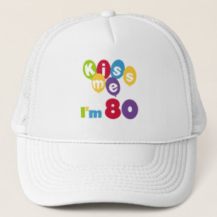 Boné Beije-me que eu sou 80 t-shirt e presentes do