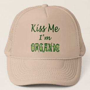 Boné Beije-me que eu sou chapéu orgânico do provérbi