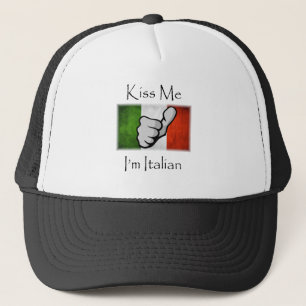 Boné Beije-me que eu sou italiano