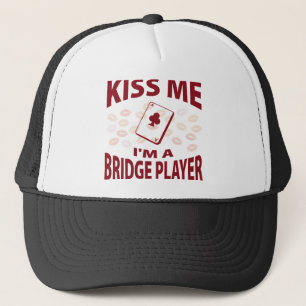 Boné Beije-me que eu sou um jogador de ponte