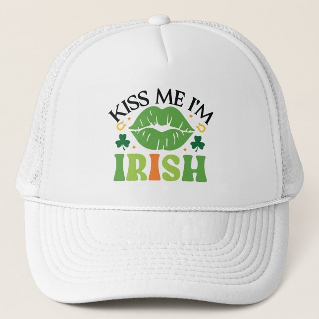 Boné Beije Me Sou Irlandês (Frente)