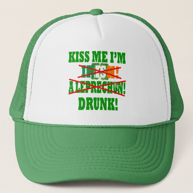 Boné Beije-me, sou irlandês (Frente)